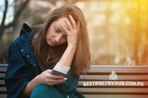 Sad Roman Poetry & Shayari In Urdu Text 2 Lines Hindi Words