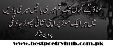 [New] Parveen Shakir Poetry, Urdu Ghazal, Nazam Collection