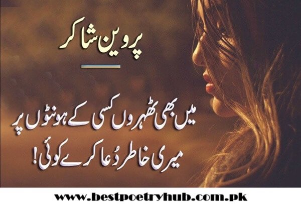 Parveen Shakir Shero Shayari On Snaps & Urdu Text Ideas